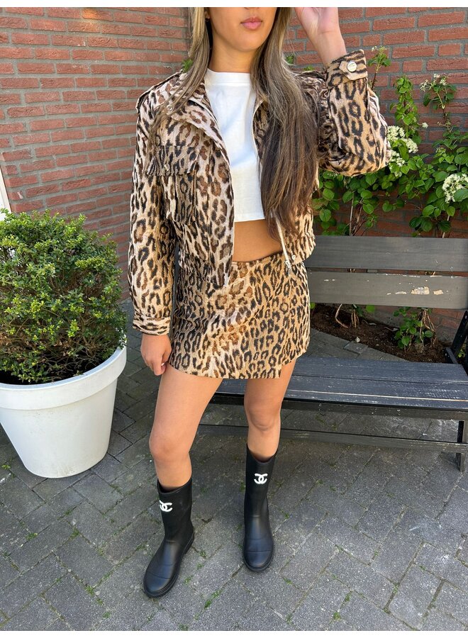 AMBIKA GOLDEN LEOPARD SHORT