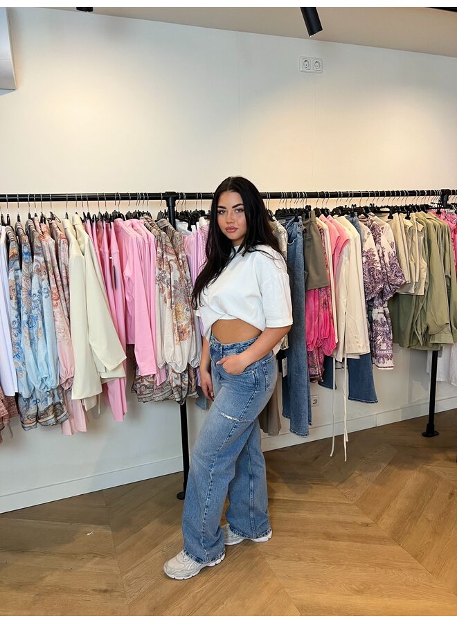 CUT OUT ''MADDY'' JEANS