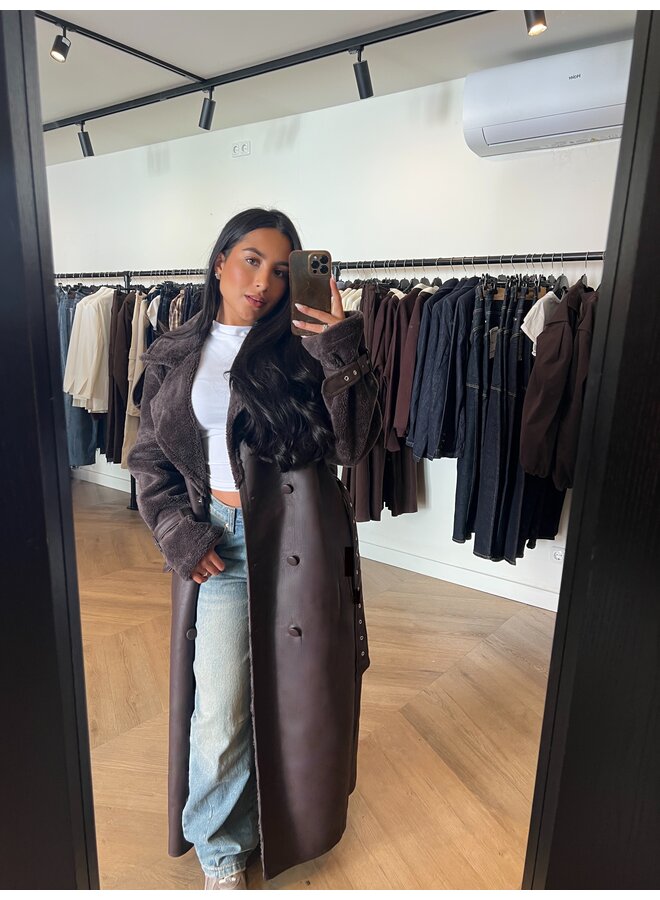 ''TAMARA'' MAXI JACKET WARM WOOL