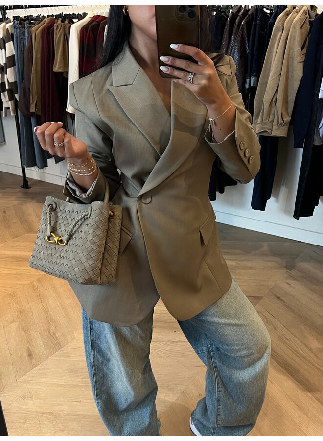 BLAZER TAUPHE TAILLE