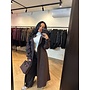 CHOCOLATE BROWN MAXI TRENCHCOAT