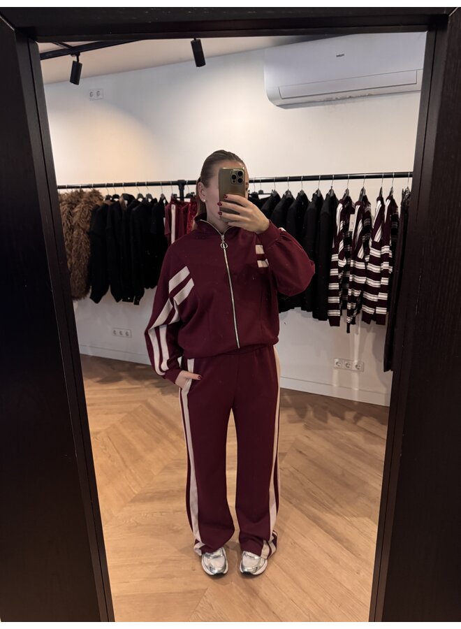 LINING TRACKSUIT BORDEAUX