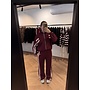 LINING TRACKSUIT BORDEAUX