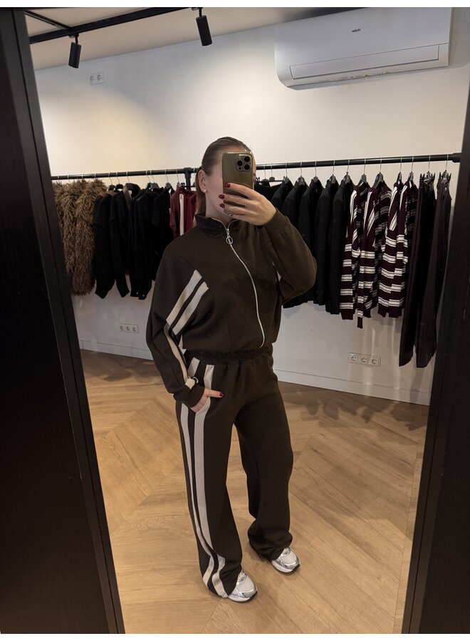 LINING TRACKSUIT CHOCO