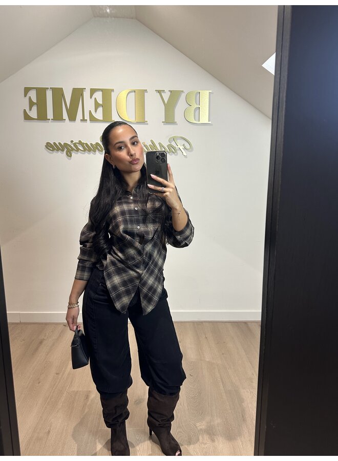 CHOCO SLOUCHY HEELS OPEN