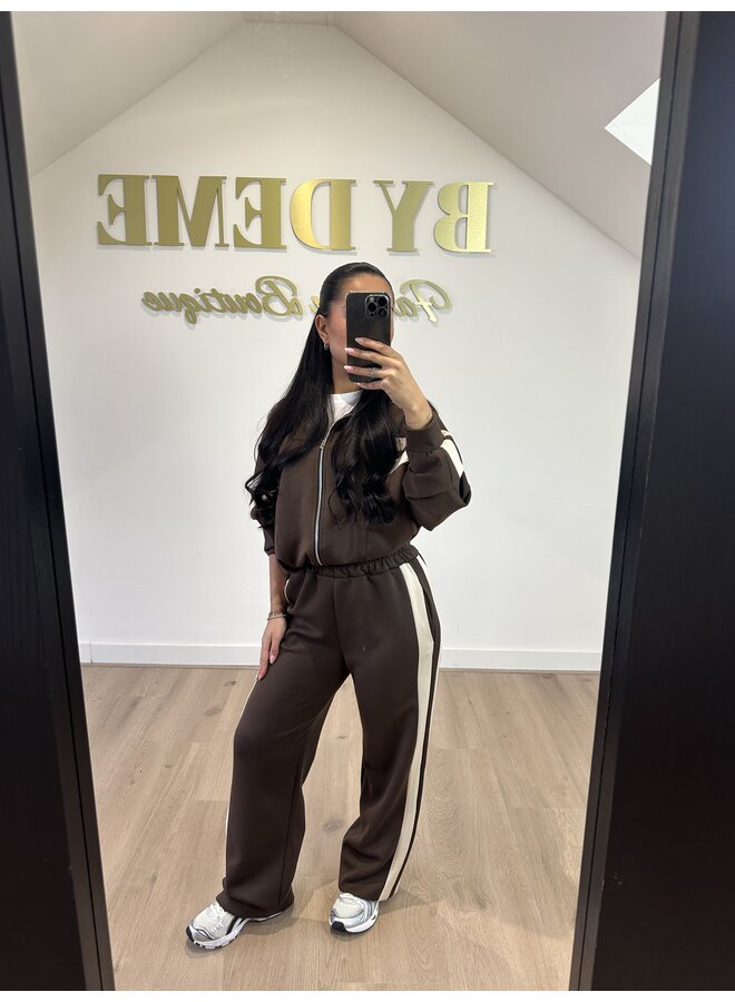 LINING TRACKSUIT CHOCO