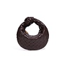 MINI ROUND BAG DARK CHOCO