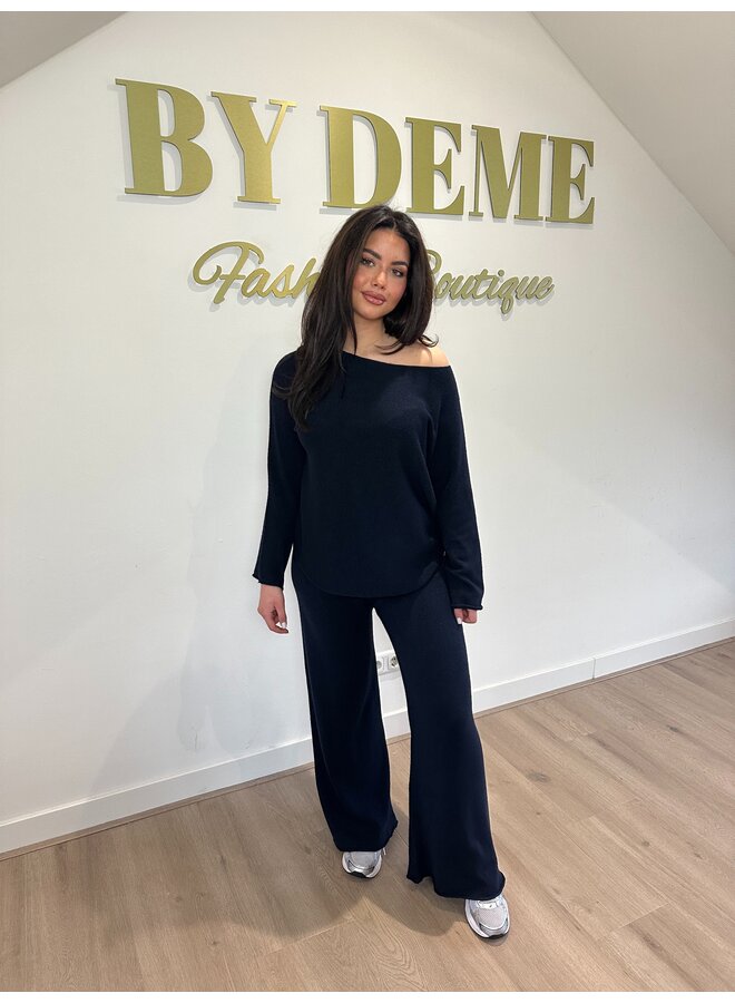 BASIC KNITTED JOGGINGSPAK NAVY