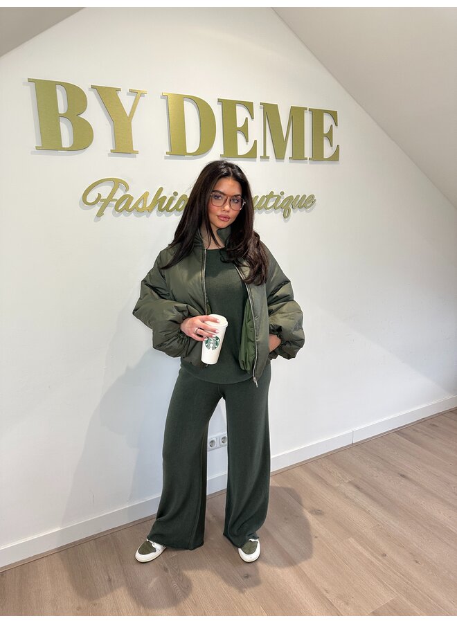 PUFFY ALWAYS GOOD BOMBER ARMY