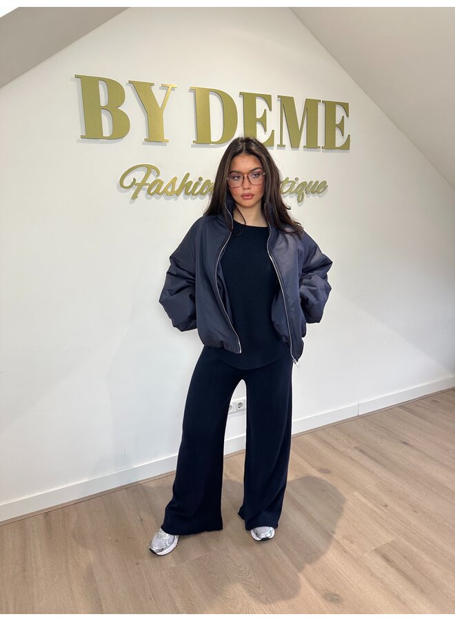 PUFFY ALWAYS GOOD BOMBER NAVY