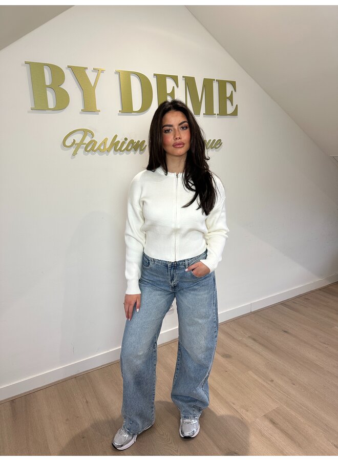 ZIP UP OR DOWN KNIT WIT