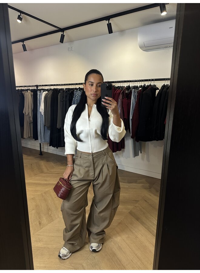 CARGO BALLOON PANTALON TAUPHE