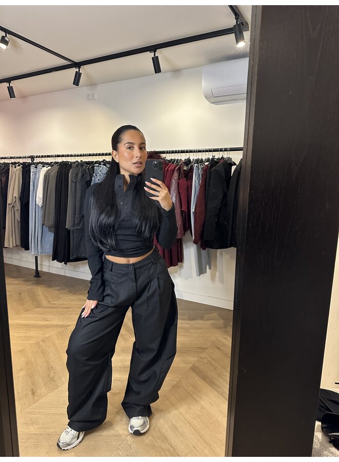 CARGO BALLOON PANTALON ZWART