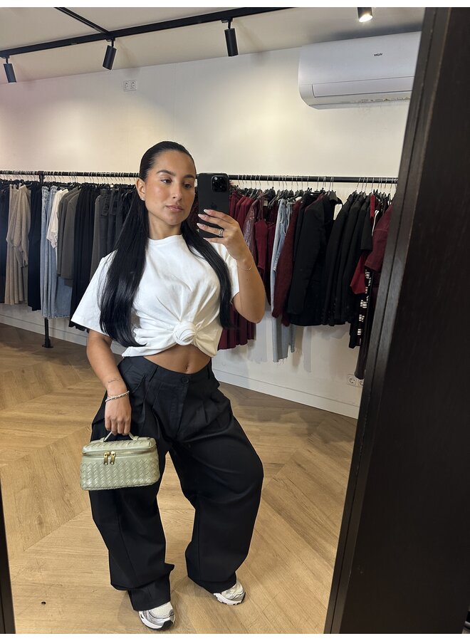 CARGO BALLOON PANTALON ZWART