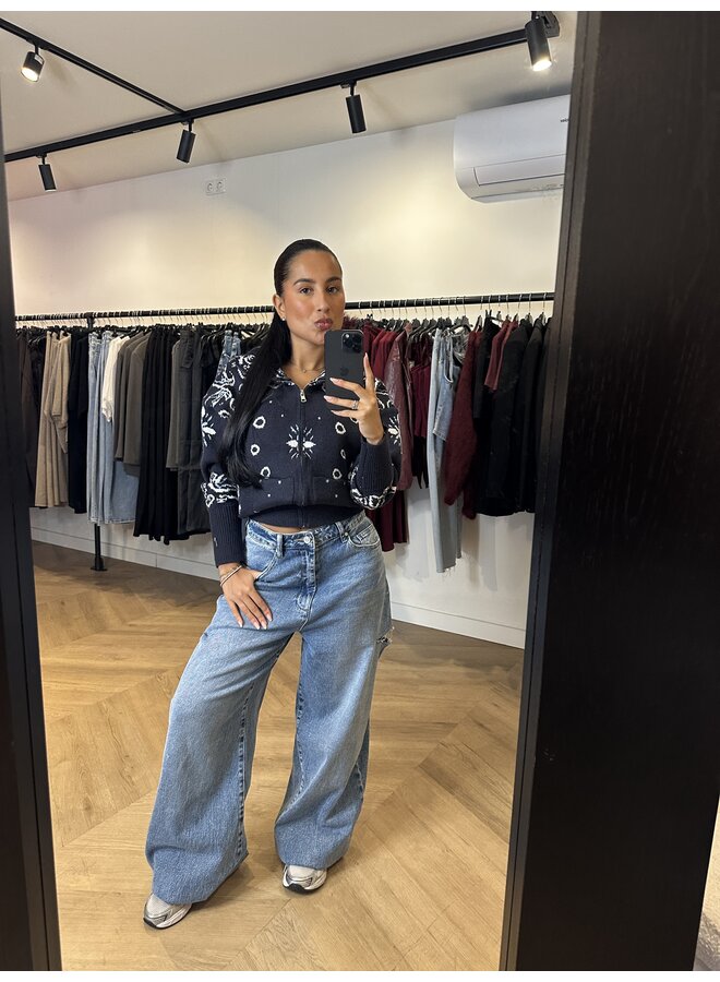 PARSLEY KNITTED VEST NAVY