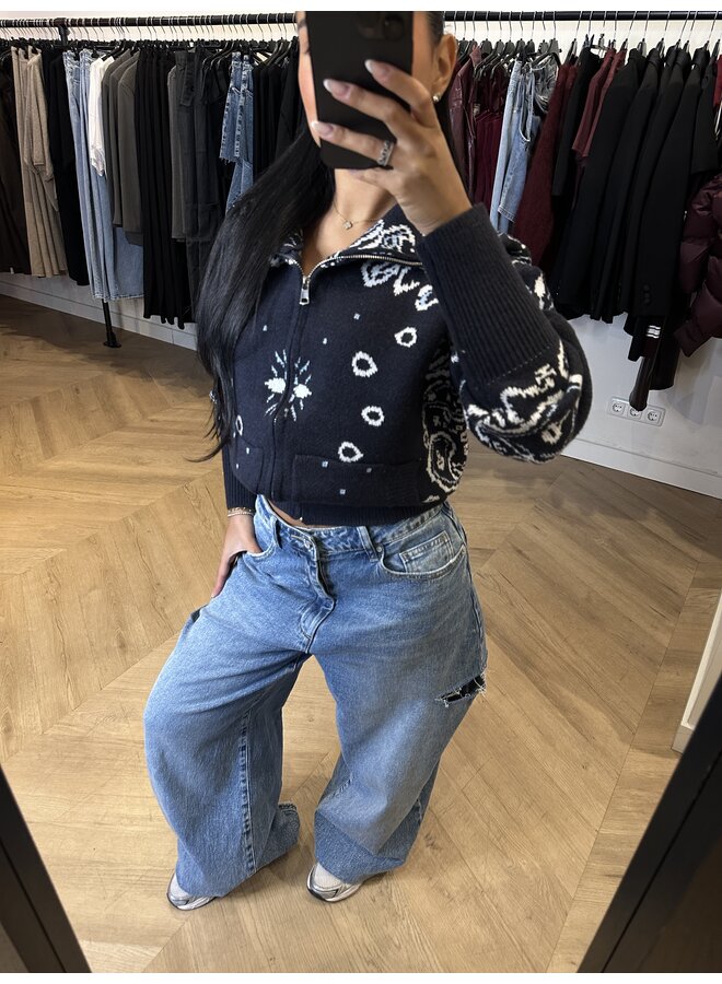 PARSLEY KNITTED VEST NAVY