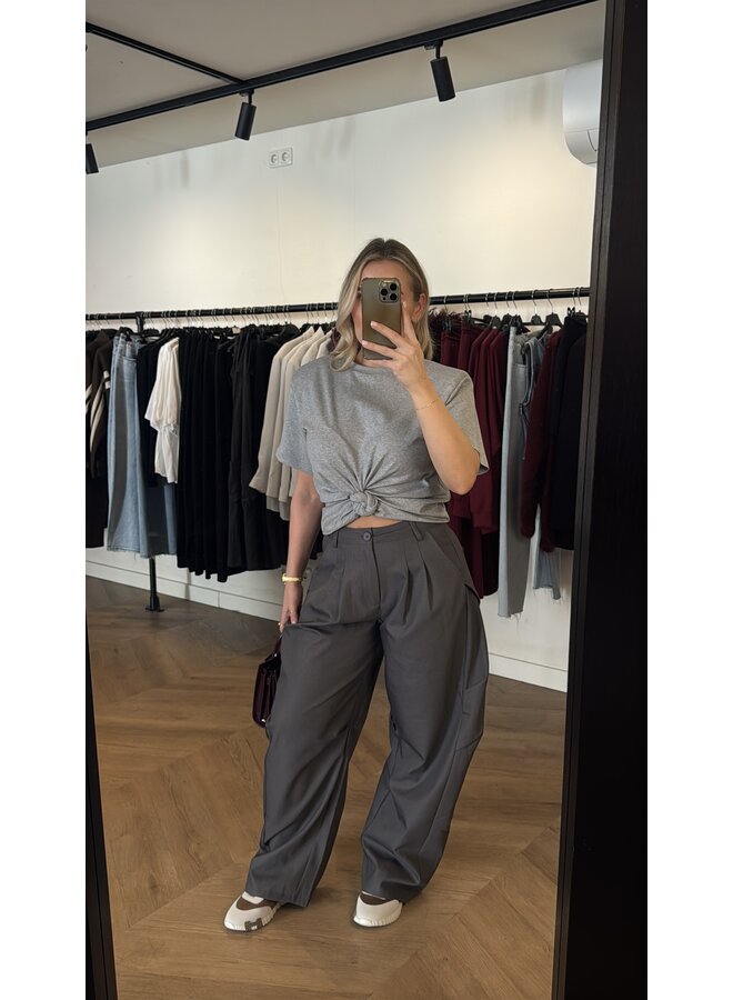 CARGO BALLOON PANTALON DONKERGRIJS