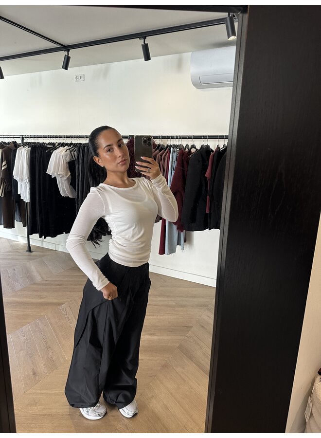 2 WAYS TOP SEE TROUGH WHITE