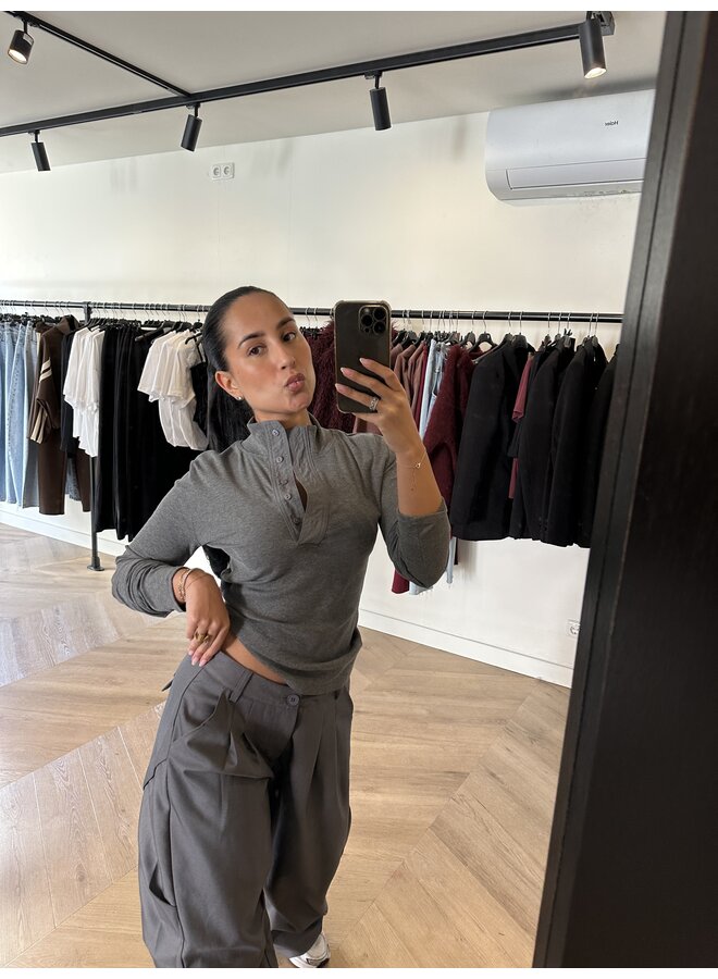 CARGO BALLOON PANTALON DONKERGRIJS