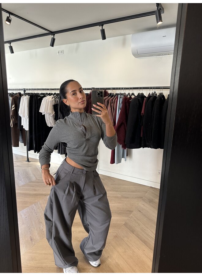 CARGO BALLOON PANTALON DONKERGRIJS