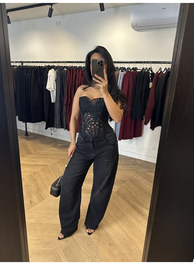 BALLOON JEANS ''KYRA'' DARK GREY