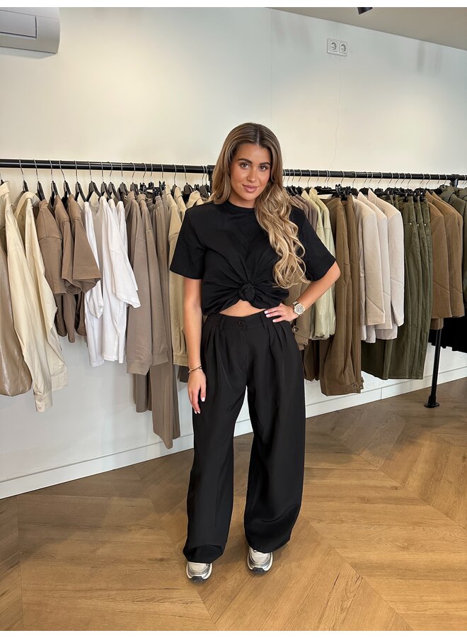 TENCEL PANTALON ZWART (deel van set)