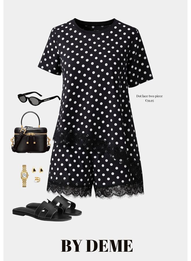 DOT LACE TWO PIECE