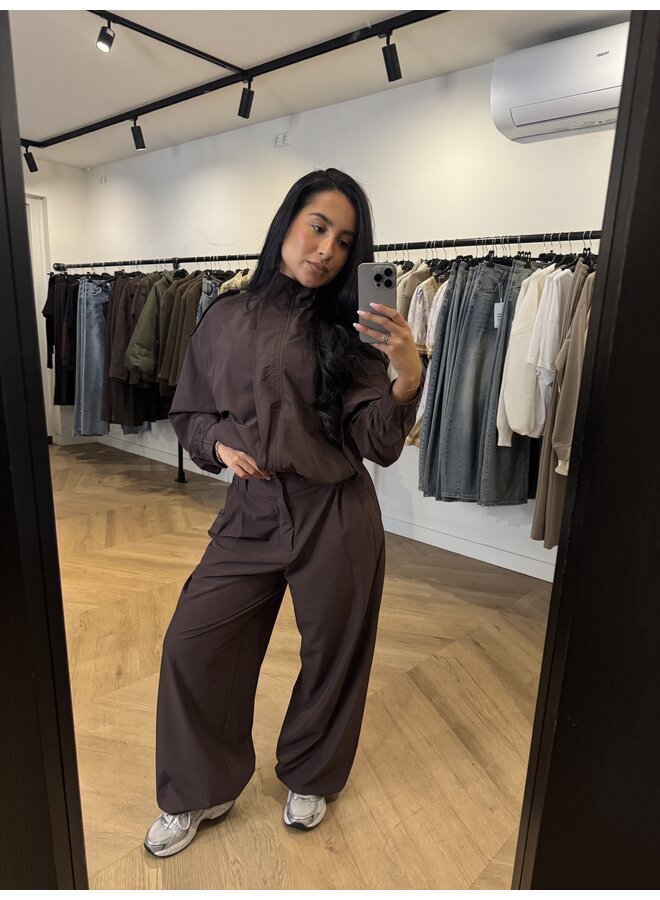 TECHNICAL JACKET CHOCOLATE PURPLE (deel van set)