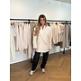 OVERSIZED SHOULDERPAD BLAZER  CHOCO - Copy