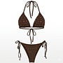 STUD BIKINI CHOCO