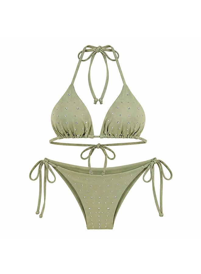 STUD BIKINI MATCHA