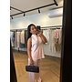 SATIN HIGH NECK BABY PINK
