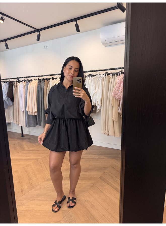 BALLOON SKORT BLACK