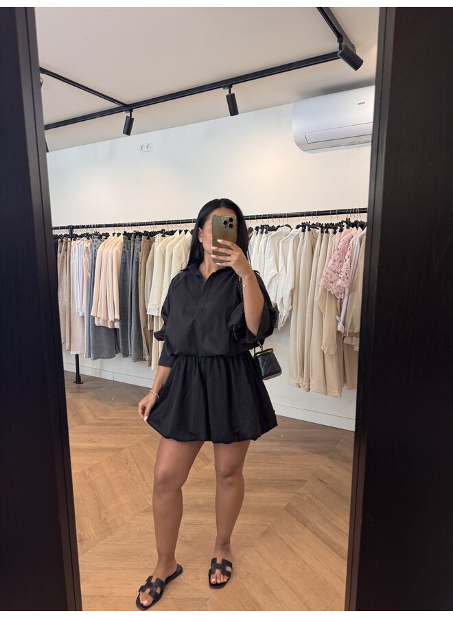 BALLOON SKORT BLACK