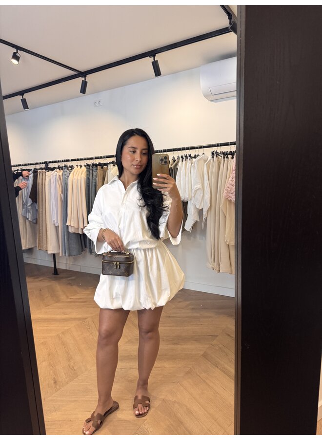 CROP POFFY BLOUSE WIT