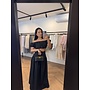 OFF SHOULDER MAXI SKIRT SET BLACK