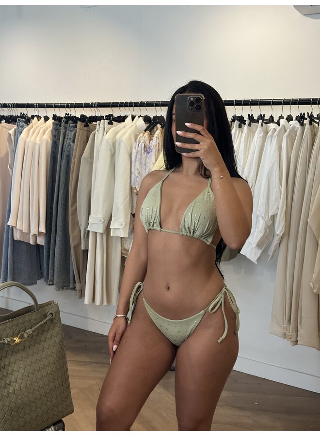 STUD BIKINI MATCHA