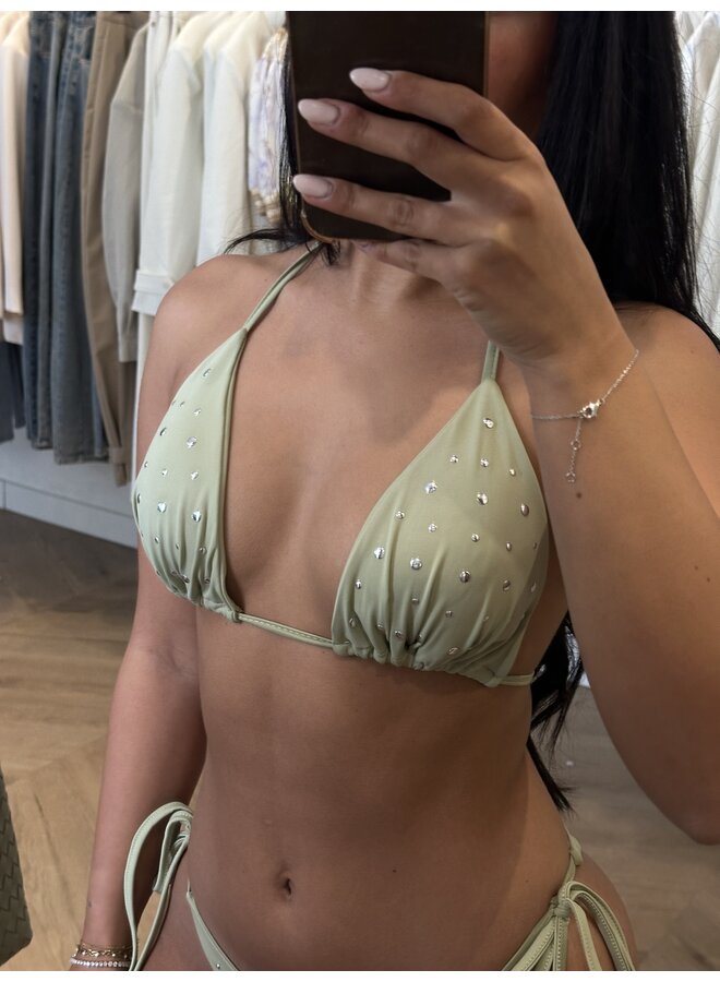 STUD BIKINI MATCHA
