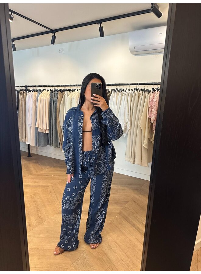 PARSLEY COTTON SET NAVY