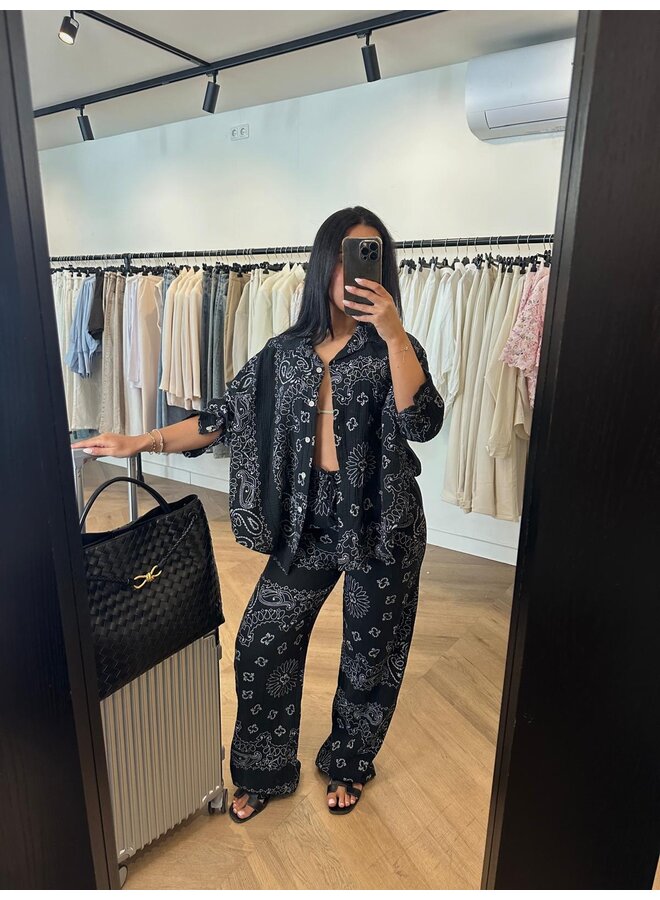 PARSLEY COTTON SET BLACK