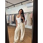 PANTALON JOGGER CREME