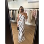POLKADOT CUT OUT MAXI DRESS