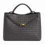 XL ADRIANA BAG LEATHER DARK GREY