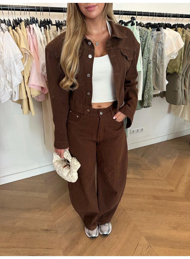 CHOCO DENIM ANNA JEANS (Deel van set)