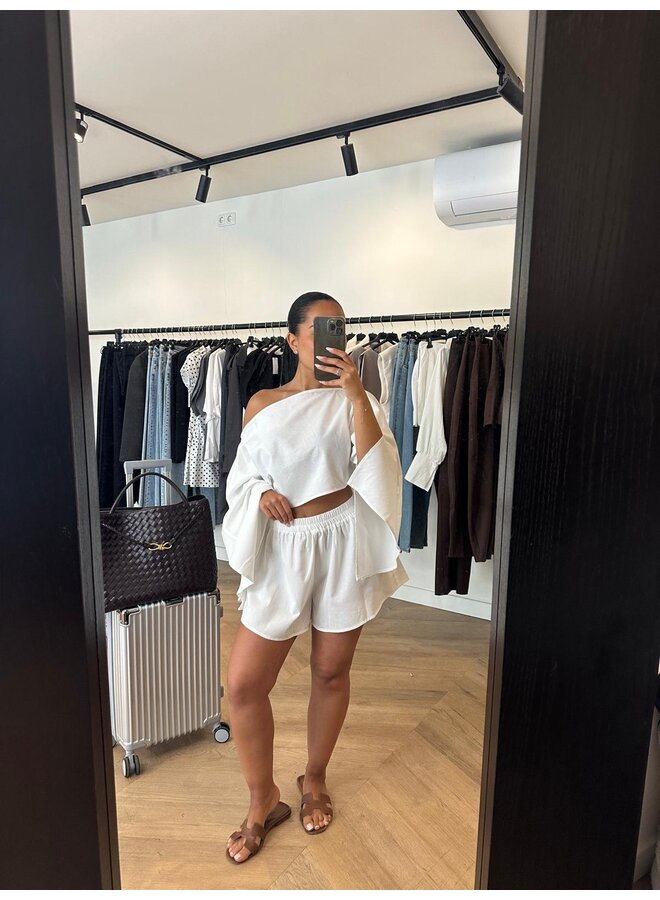 LINNEN SHORT WIT