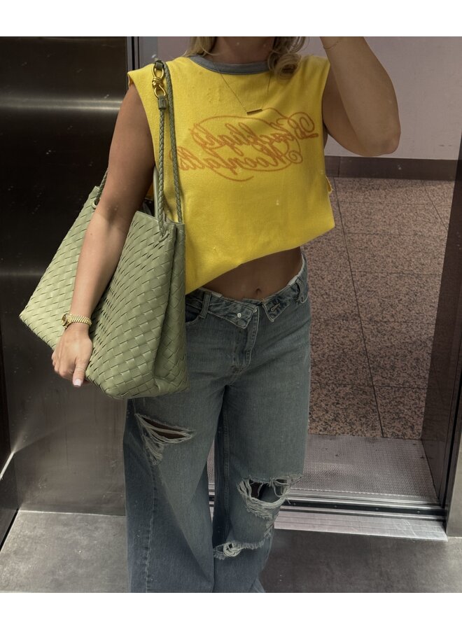 'DENISE' RIPPED BLUE/GREY  JEANS