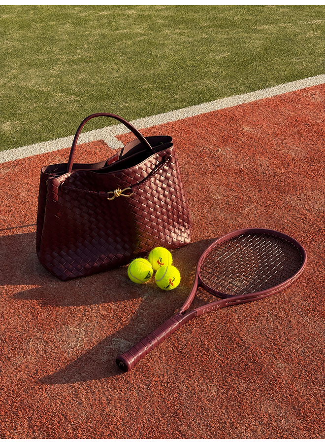 XL ADRIANA BAG LEATHER BORDEAUX PRE-ORDER 10 WERKDAGEN