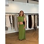 FOLD MAXI SKIRT SET “LISELOTTE” APPLE GREEN