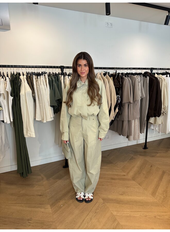 PARACHUTE JACKET SAGE GREEN (Deel van set)