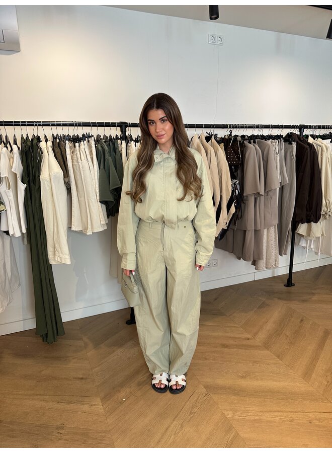 PARACHUTE JACKET SAGE GREEN (Deel van set)